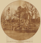 873044 Afbeelding van de rotspartij met damherten in de 'Tuin van Kol' (Julianapark) aan de Amsterdamsestraatweg te ...